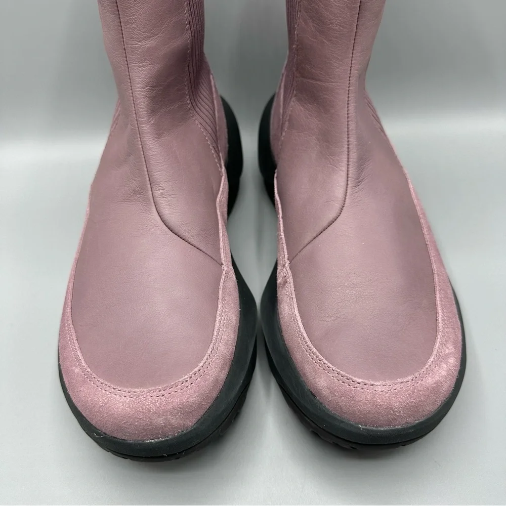 The North Face Knit Platform Leather Boots - Picture 3 of 10